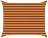 vidaXL Zonneschaduw Oranje en bruin Rond Stokparasol PU Gecoat Oxford