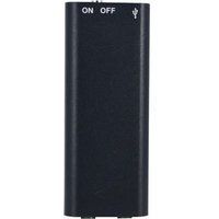 Diktfoon en MP3-speler met 8 GB interne geheugen zwart