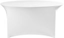 HENDI Symposium Tafelhoes Strijkvrij Jersey Ø1800x760mm Wit