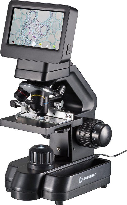 Bresser Biolux Touch 5MP HDMI Microscoop 30-1125x - Zwart