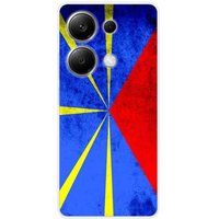 Xiaomi Siliconen hoesje compatibel met Redmi Note 13 Pro 4G Reunion Flag
