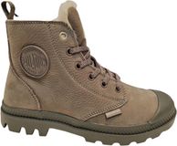 Palladium Pampa Hi Zip Wool, sneakers voor dames, Cloudburst Charcoal Gray 95982 055, 37 EU