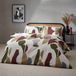 Literie abstraite en coton avec design Meta