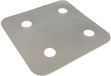 GB GEBR. BODEGRAVEN B.V. Drukplaat zonder sleuf transparant 1 x 70 x 70mm KS 34701