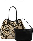 GUESS shopper Kirsten 2 in 1 Tote Natural / Black veelkleurig