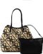GUESS shopper Kirsten 2 in 1 Tote Natural / Black veelkleurig
