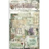 Stamperia Cards Selection, Acid-Free, Printed on 2 Sides, Choice of Sizes and Designs, Perfect for Hobbies, Crafts, and Gifting (Herbarium Silvae) (7 Cards, 5 Tags, 1 Bookmark)