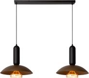 Lucide GRANTHAM - Hanglamp - 2xE27 - Koffie - Essential