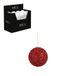Mica Decorations Lametta décoratif 8cm en plastique, couleur rouge 1 pièce