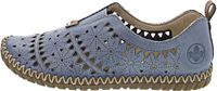 Rieker M2852 MocassinDames, Blauw, 40 EU
