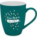 Tasse Sheepworld Tasse mit Motivdruck "fluchen hilft", mit Banderole