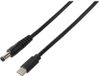 VOLTCRAFT USB-spanningsomvormer DC laagspanningsstekker 5,5 x 2,1 mm Black DC/DC omvormer, Met DC-adapter