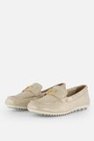 Tamaris Moccassins beige Leer - Dames - Maat 39