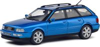 Geen automerk Solido Audi Avant S2 Modelauto 1:43 1994 Pelikan Blue S4314506