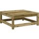 Repose-pied de jardin 70x70x30 cm bois de pin imprégné