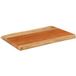 Plateau de table rectangulaire en bois d'acacia massif 50x40x3,8 cm