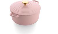 BK Bourgogne Braadpan 28cm Blush Pink - Gietijzer - 6.7L - Inductie