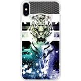 Apple iPhone X, Apple iPhone XS Tigre swag bedrukt siliconen hoesje