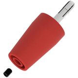 Electro PJP 3300-IEC-CD1-R Adapterbus Recht Stift-Ø: 4 mm Rood 1 stuk(s) Piece