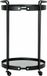 DKD Home Decor Bijzettafel Kristal Zwart Metaal (47 x 46 x 71 cm)
