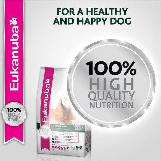 EUKANUBA Breed Specific - droog premium hondenvoer met kip voor volwassen honden optimaal afgestemd op de behoeften van Cockerspaniëls, 7,5 kg