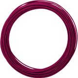 Vaessen Creative Aluminium Draad - Embossed round - 2mm - 30m - Sterk roze