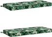 vidaXL - 2-delige Bankkussens - SOEST - 100% Polyester - Bladpatroon