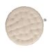 Galette de chaise ronde, coton bio, galet, Ø40 cm
