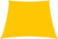 vidaXL Zonnezeil 160 g/m² 3/4x2 m HDPE geel