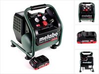 Metabo Power 160-5 18 LTX BL OF Cordless Compressor 18V 8.0 bar Brushless + 1x LiHD Battery Pack 4.0 Ah - Without Charger