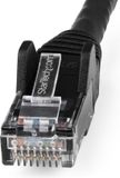 StarTech 3 meter CAT6 Gigabit Netwerkkabel - LZSH Snagless PoE - Zwart