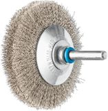 PFERD TOOLS Conische borstel KBU INOX D.70mm Draaddikte 0.15mm VA 10mm
