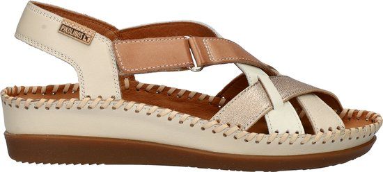 Pikolinos W8K-0741C2 Women's Wedge Sandals - White/Beige - Size 41