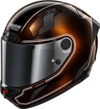 Nolan X-804 ST Ultra Carbon Asso 343, casque intégral, couleur: Carbone/Marron Foncé/Blanc/Argent, taille: S