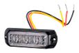HELLA 2XD 014 561-601 LED-Flitslamp - BST - 12/24V - Rood - Schroefaansluiting/Opbouw - Kabel: 200mm - Stekker: open kabeleinden - Set