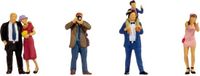 NOCH 15864 H0 Bruiloftsgasten figuren Geverfd