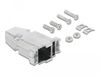 DeLOCK 66625 D-Sub 9 Kabelschoen Argent Métal