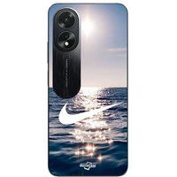 Oppo Etui Oppo A58 Nike logo wit zee zon Maniacase