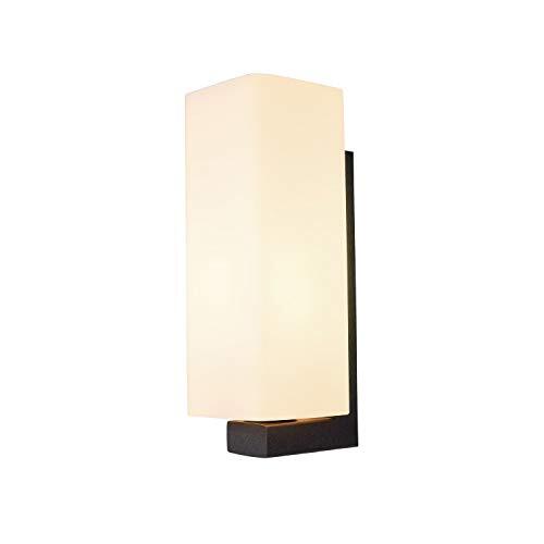 SLV wandopbouwarmatuur QUADRASS / wandverlichting binnen, opbouwarmatuur, wandopbouwarmatuur, plafondspot / E27 40 W zwart