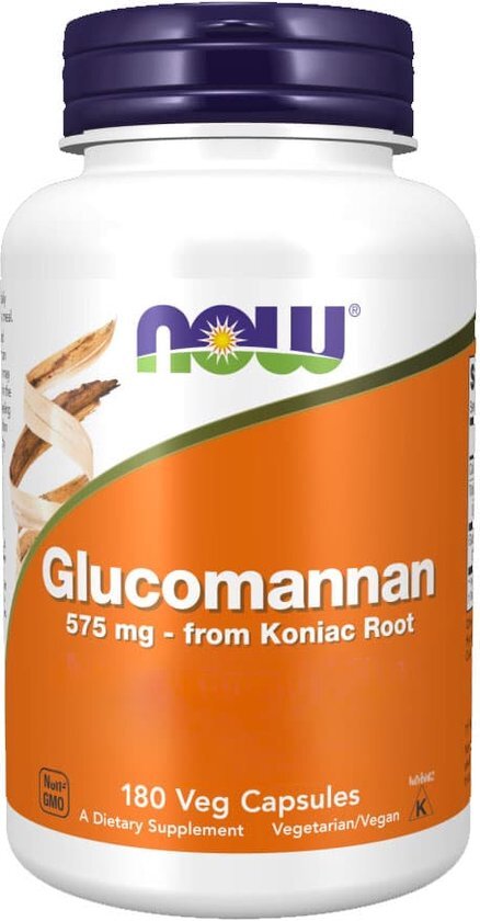 Now Foods Glucomannan 575mg - 180 capsules