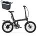 ADO E-Bike Carbon Pro, vélo électrique, vélo pliant, vélo électrique femme/homme, vélo pliant, entraînement par courroie, écran IPS LCD, application ADO + NFC, moteur BAFANG, 2 vitesses, 50 Nm