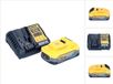 DeWalt DCB 1104 H1 kit de démarrage pour batterie 12 V / 18 V 1x batterie Powerstack 5.0 Ah + chargeur DCB 1104