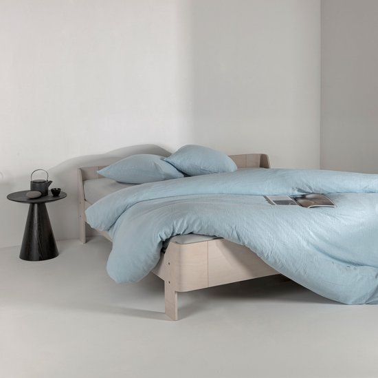 Casilin Dekbedovertrek Mousseline - 240x220 - Ice Blauw - 2 Persoons