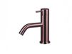 Qisani Flow opbouw wastafelkraan 14.5cm hoog met 11cm uitloop Geborsteld Copper 25600.05