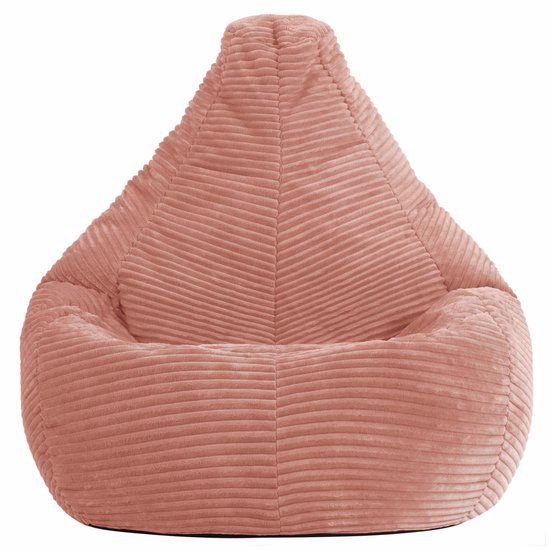 icon - Dalton Kinderzitzak Stoel - Ribfluweel - Oud roze