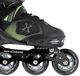 Nils Extreme NA9080 - Patins à roulettes - Noir/Vert - Réglable - Confortable