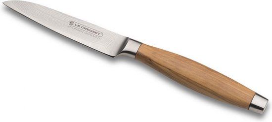 Le Creuset Keukenmes Damascus Olijfhout 9cm