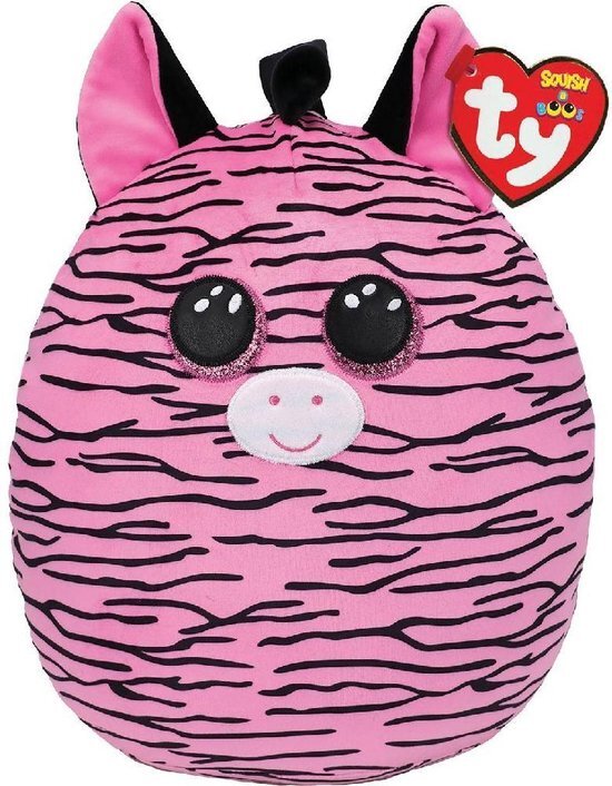 TY Squish a Boo Zoey Zebra 31cm