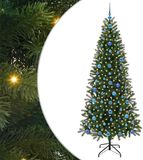 vidaXL Kunstkerstboom Groen 210 cm PE en PVC