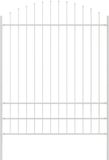 vidaXL Tuinhek WOERDEN, 170 x 225 cm, gepoedercoat staal, wit